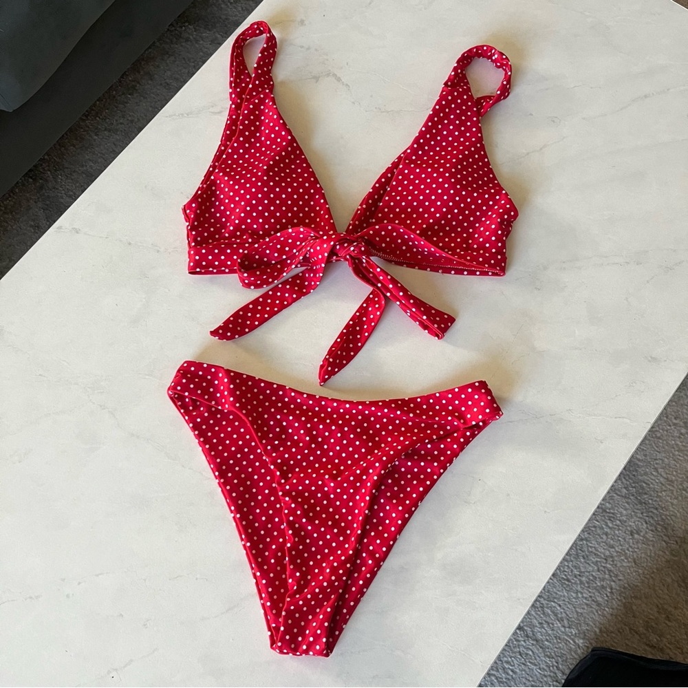 Red Polkadot bikini